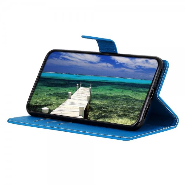 Xiaomi 12T/12T Pro Etui Litchi Blå