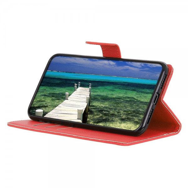 Xiaomi 12T/12T Pro Etui Litchi Rød