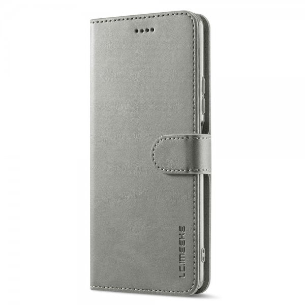 Lc.Imeeke Xiaomi 12T/12T Pro Etui med Kortlomme og Stativfunktion Grå