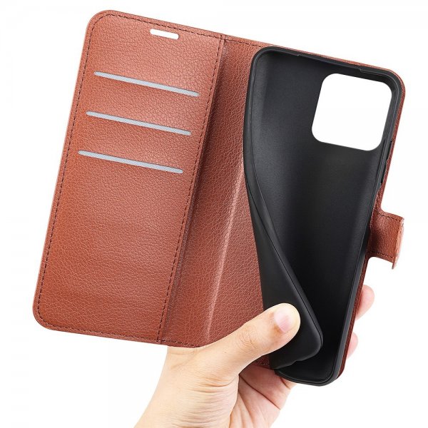 Xiaomi 13 Cover Litchi Brun