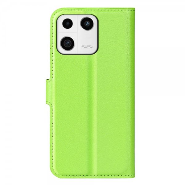 Xiaomi 13 Cover Litchi Grøn