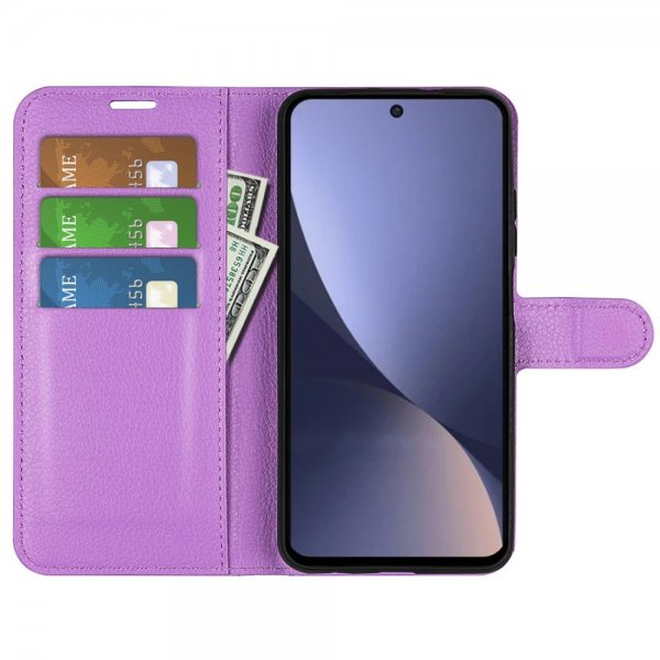 Xiaomi 13 Cover Litchi Lilla