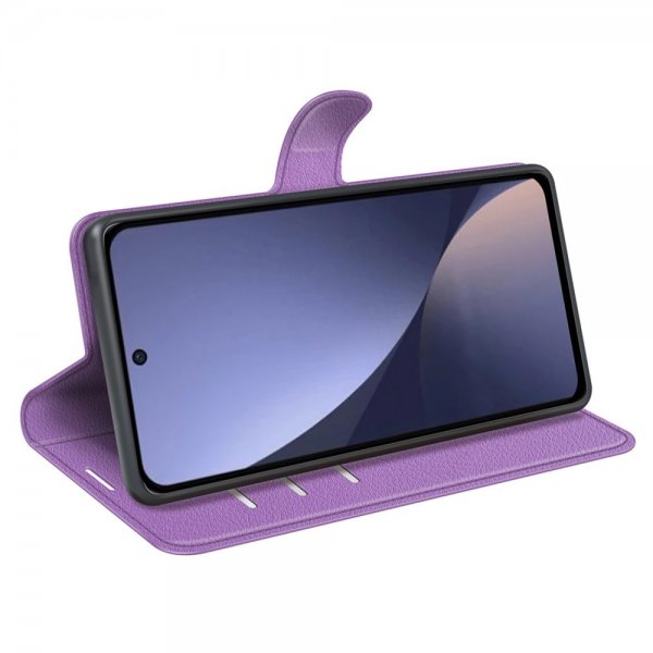 Xiaomi 13 Cover Litchi Lilla