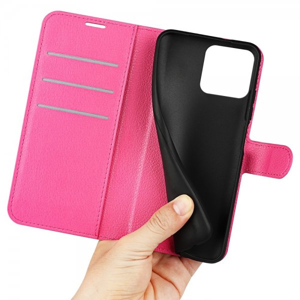 Xiaomi 13 Cover Litchi Magenta