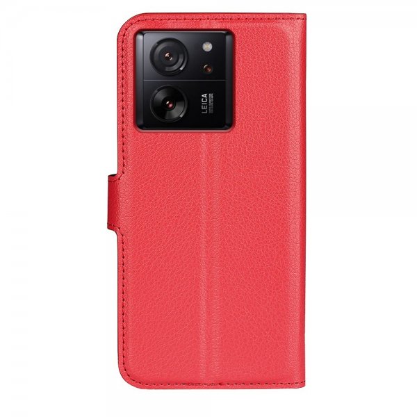 Xiaomi 13T/13T Pro Cover Litchi Rød
