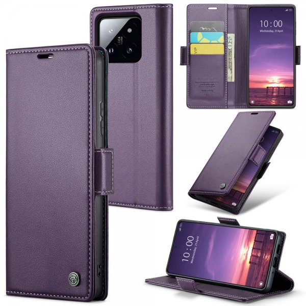 CaseMe Xiaomi 14 Cover 023 Series Lilla