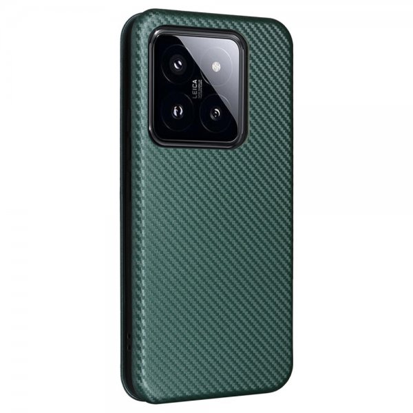 Xiaomi 14 Cover Kulfibertekstur Grøn