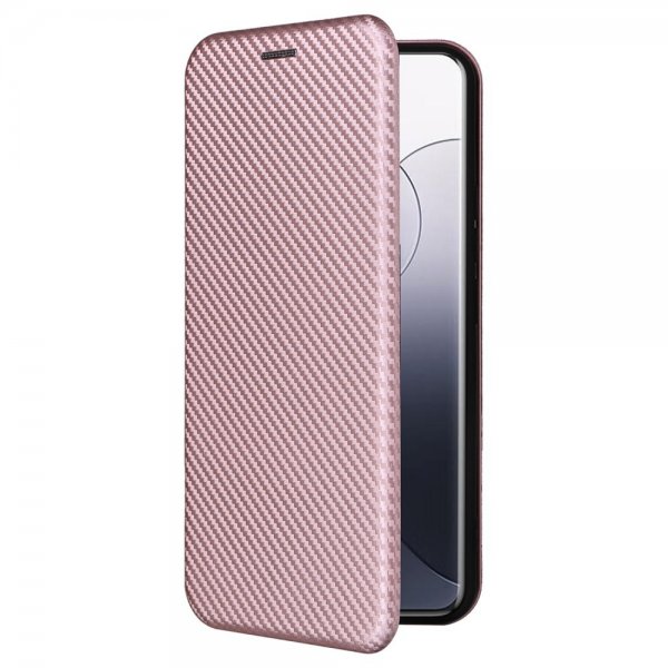 Xiaomi 14 Cover Kulfibertekstur Rosaguld