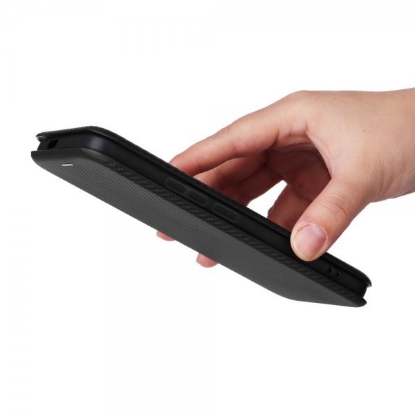 Xiaomi 14 Cover Kulfibertekstur Sort