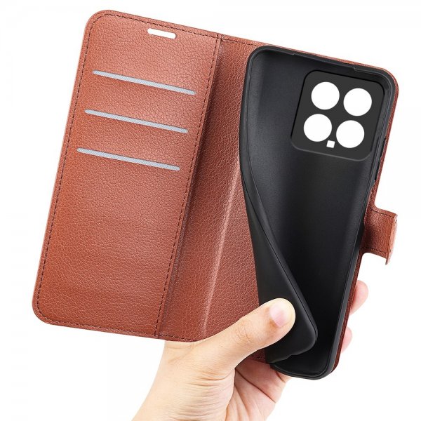 Xiaomi 14 Cover Litchi Brun