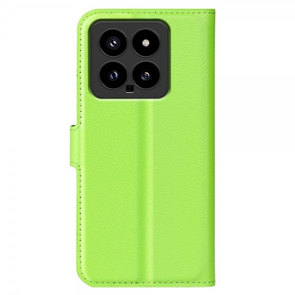 Xiaomi 14 Cover Litchi Grøn