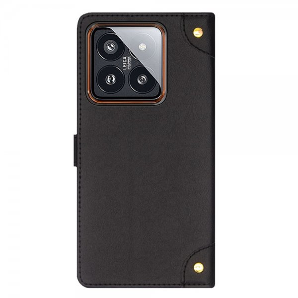 Xiaomi 14 Cover med rem Brun