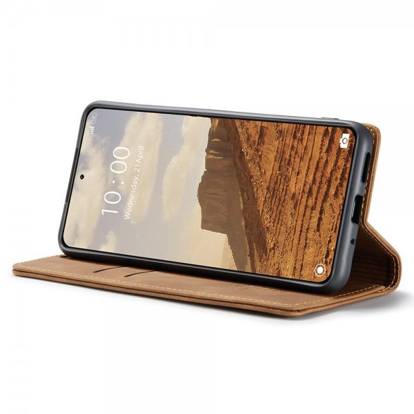 CaseMe Xiaomi 14 Flipcover Retro Brun
