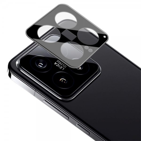 Imak Xiaomi 14 Kamerabeskyttelse i Hærdet Glas Sort