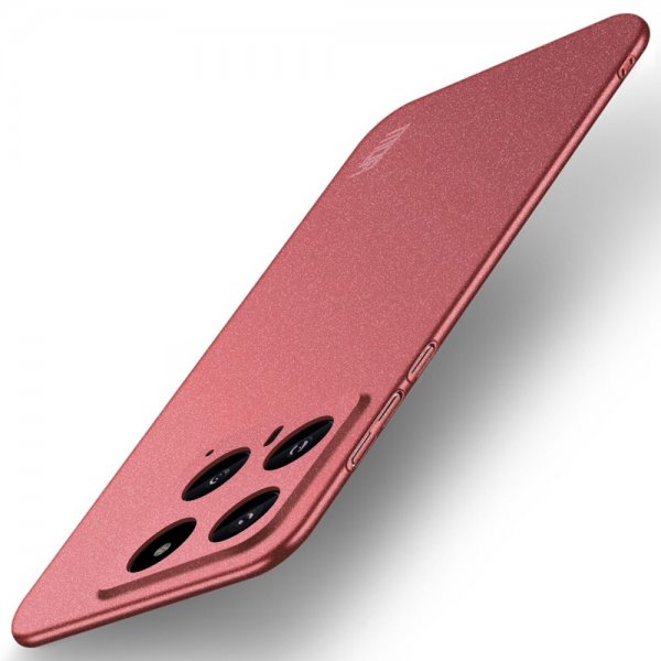 Mofi Xiaomi 14 Cover Mat Skjold Rød