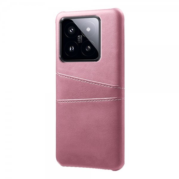 Xiaomi 14 Cover med to Kortlommer Rosaguld