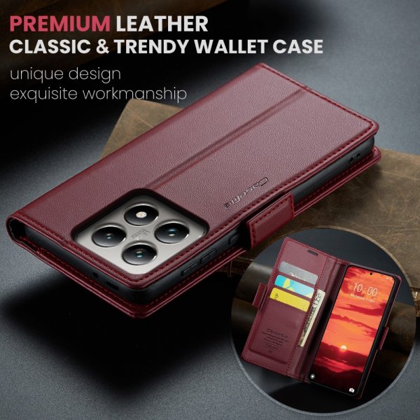 CaseMe Xiaomi 14T Cover 023 Serie Rød