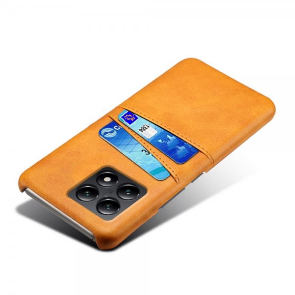 Xiaomi 14T Cover med to Kortlommer Lysebrun