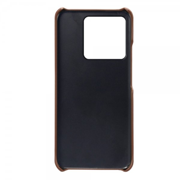 Xiaomi 14T Cover med to Kortlommer Mørkebrun