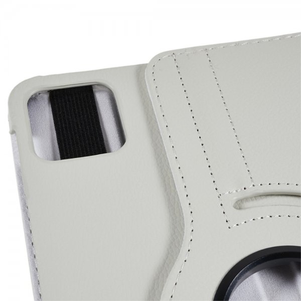 Xiaomi Pad 6 Cover 360 Grader Drejelig Hvid
