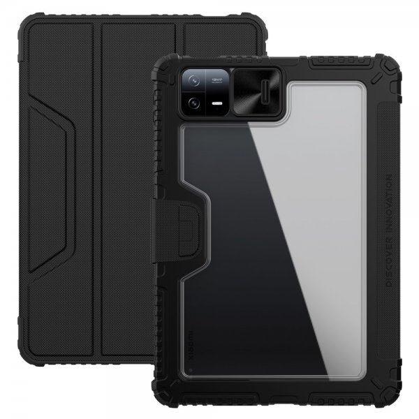 Nillkin Xiaomi Pad 6 Etui Bumper Leather Case Pro Sort