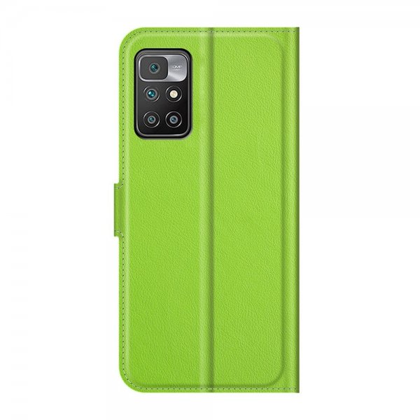 Xiaomi Redmi 10 Cover Litchi Grøn
