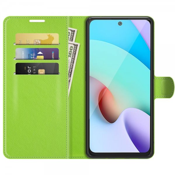 Xiaomi Redmi 10 Cover Litchi Grøn