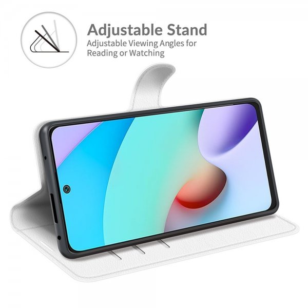 Xiaomi Redmi 10 Cover Litchi Hvid