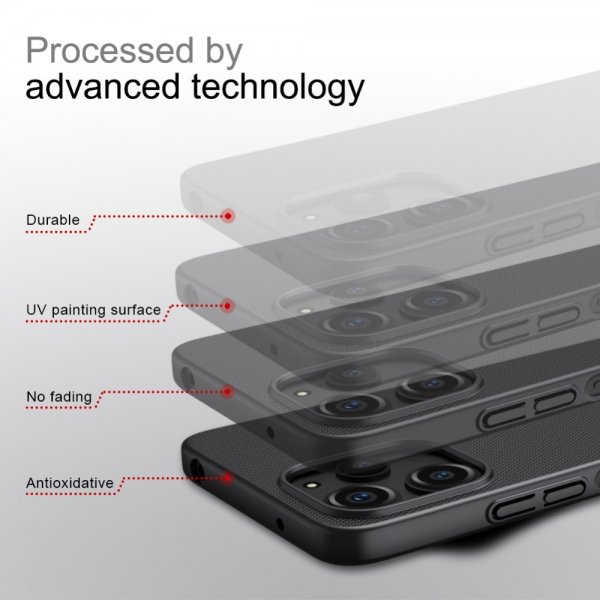 Nillkin Xiaomi Redmi 12 Cover Frosted Shield Rød