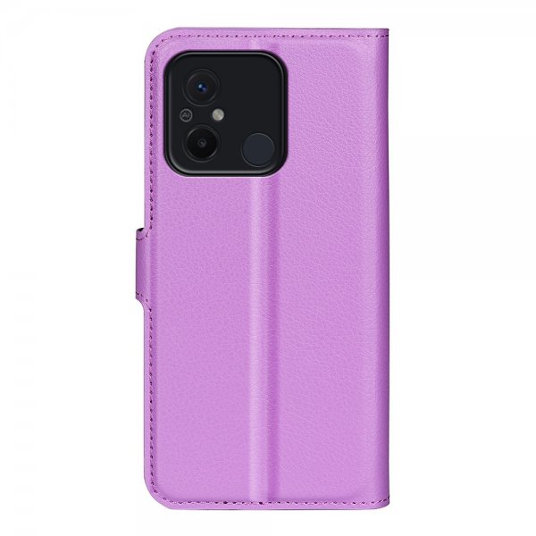 Xiaomi Redmi 12C Cover Litchi Lilla