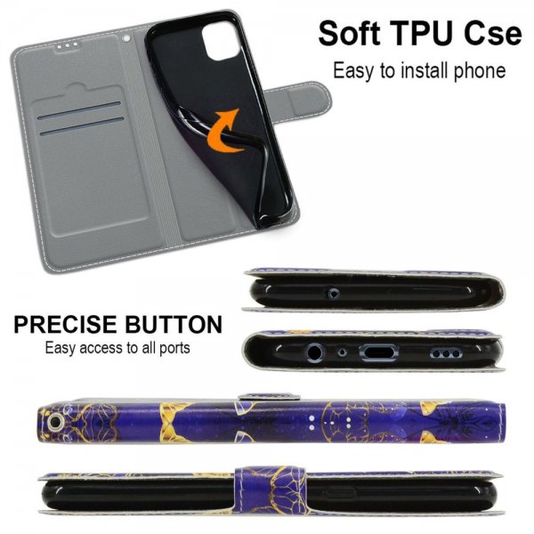 Xiaomi Redmi 12C Cover Motiv Gyldne Sommerfugle
