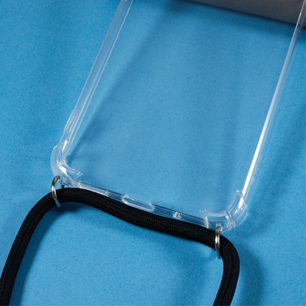 Xiaomi Redmi 12C Cover med Rem Transparent