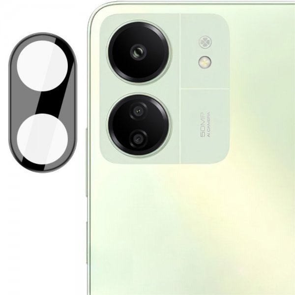 Imak Xiaomi Redmi 13C Kamerabeskyttelse i Hærdet Glas Sort