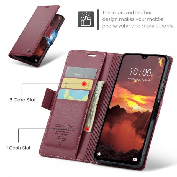 CaseMe Xiaomi Redmi 14C Cover 023 Series Rød
