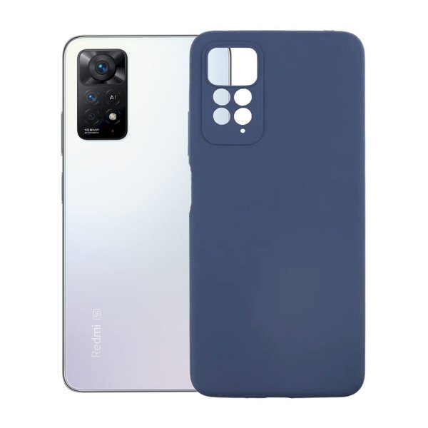 Xiaomi Redmi Note 11 Silikone Cover i Blå