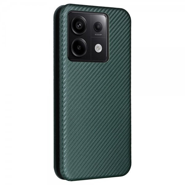 Xiaomi Redmi Note 13 5G Cover Kulfibertekstur Grøn