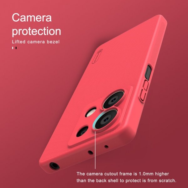 Nillkin Xiaomi Redmi Note 13 5G Cover Super Frosted Shield Rød
