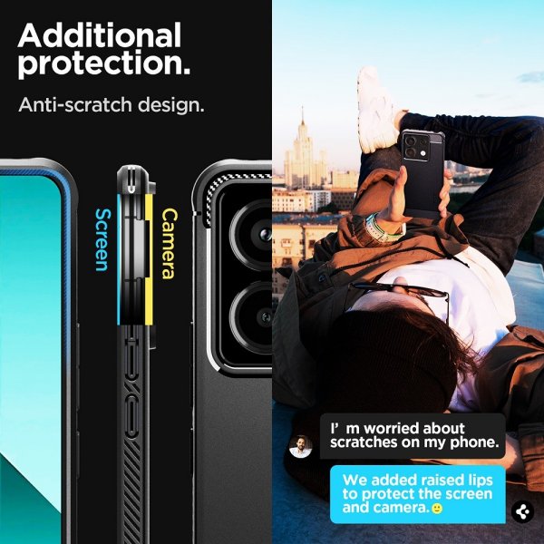 Spigen Xiaomi Redmi Note 13 Pro 5G Cover Rugged Armor Mat Sort
