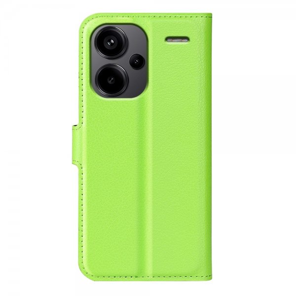 Xiaomi Redmi Note 13 Pro Plus 5G Cover Litchi Grøn