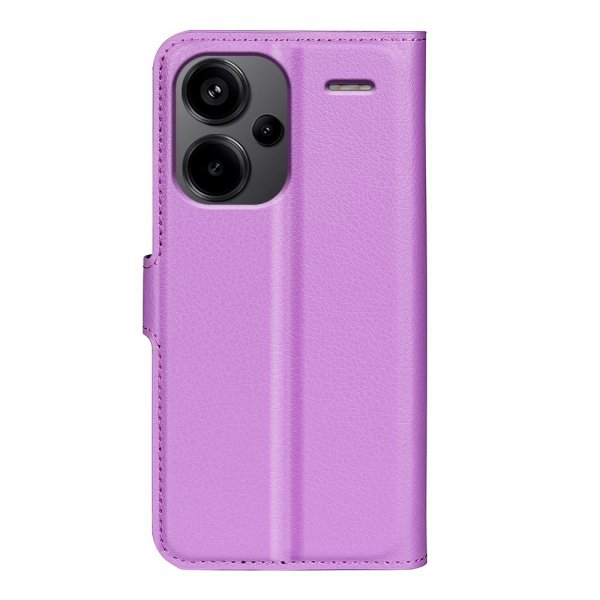Xiaomi Redmi Note 13 Pro Plus 5G Cover Litchi Lilla
