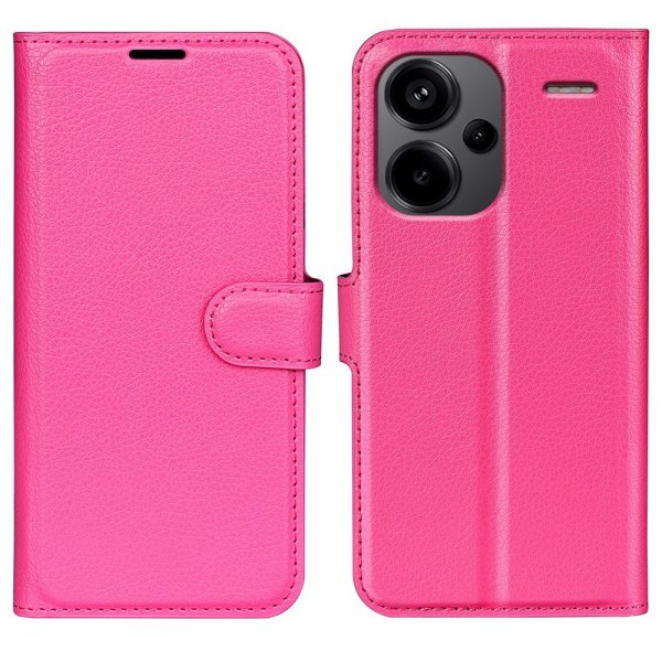 Xiaomi Redmi Note 13 Pro Plus 5G Cover Litchi Magenta