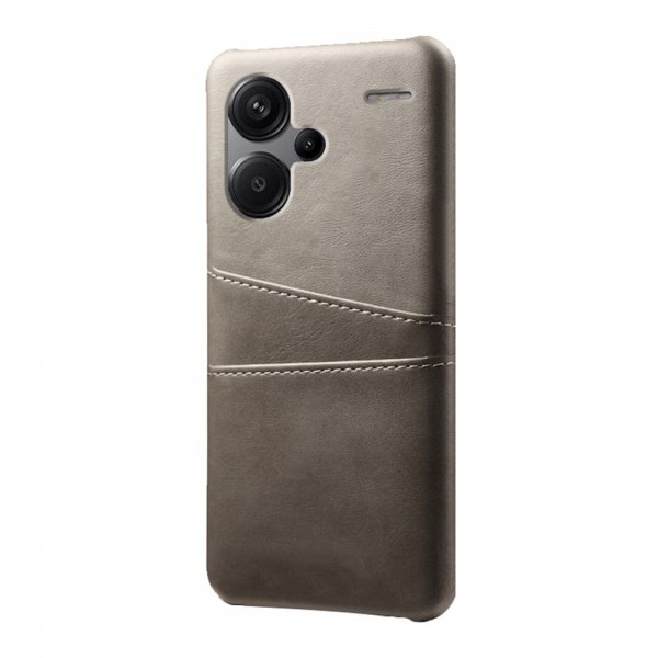 Xiaomi Redmi Note 13 Pro Plus 5G Cover med to kortlommer Grå