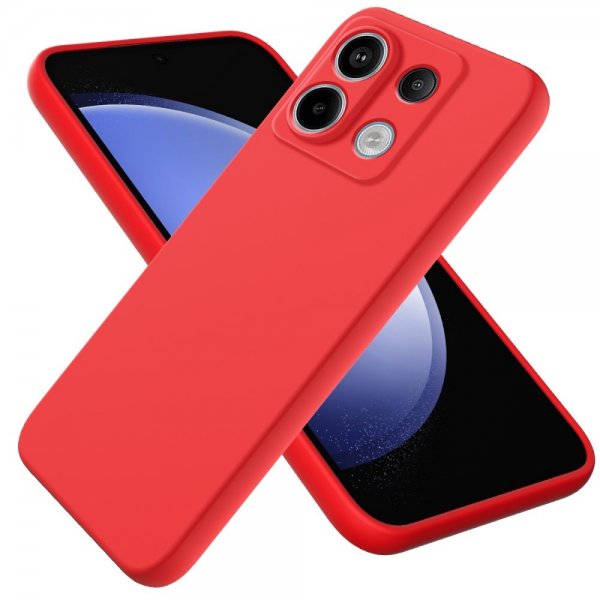Xiaomi Redmi Note 13 Pro 5G Cover med Rem Silikone Rød