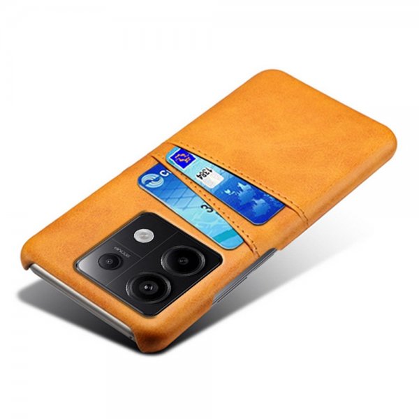 Xiaomi Redmi Note 13 Pro 5G Cover med to Kortlommer Lysebrun