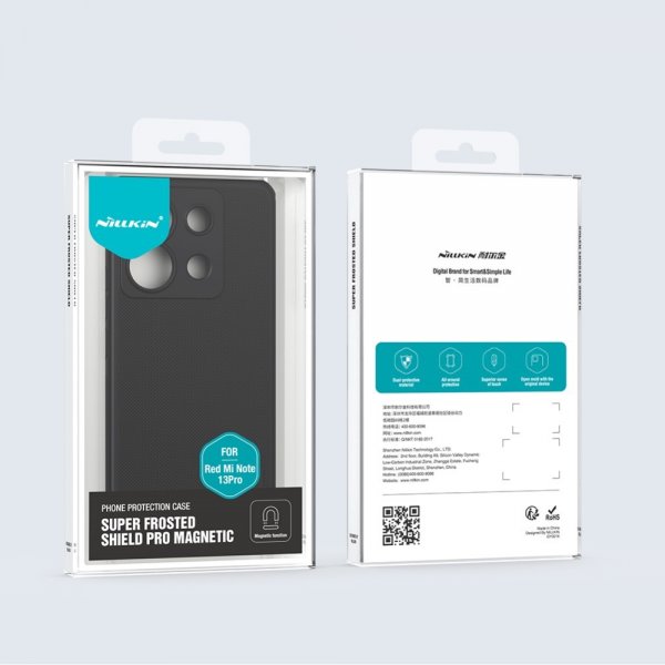 Nillkin Xiaomi Redmi Note 13 Pro 5G Cover Super Frosted Shield Pro MagSafe Sort