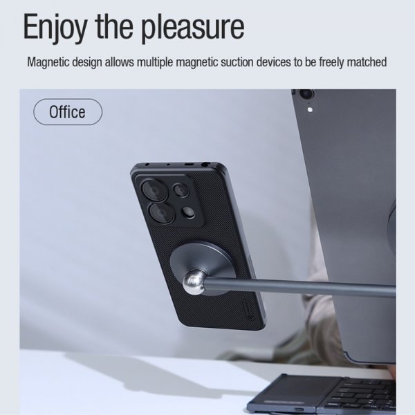 Nillkin Xiaomi Redmi Note 13 Pro 5G Cover Super Frosted Shield Pro MagSafe Sort