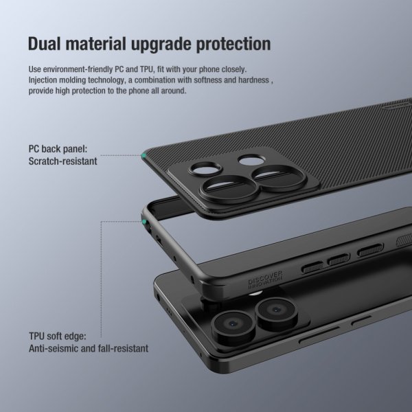 Nillkin Xiaomi Redmi Note 13 Pro 5G Cover Super Frosted Shield Pro Rød