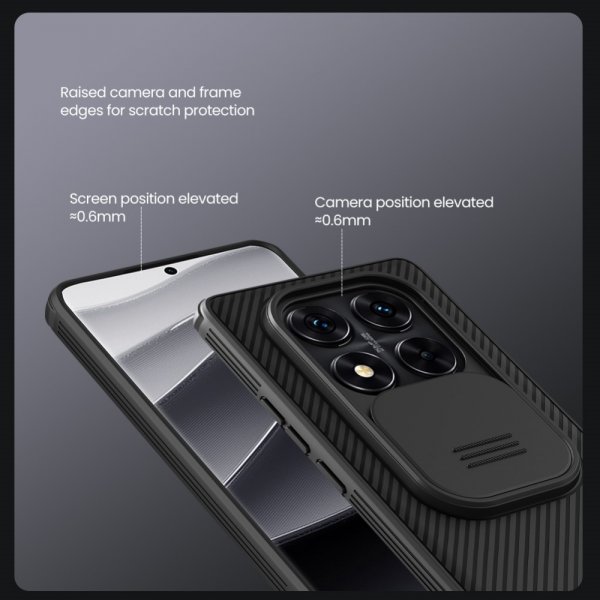 Nillkin Xiaomi Redmi Note 14 Pro 5G Cover CamShield Pro Sort