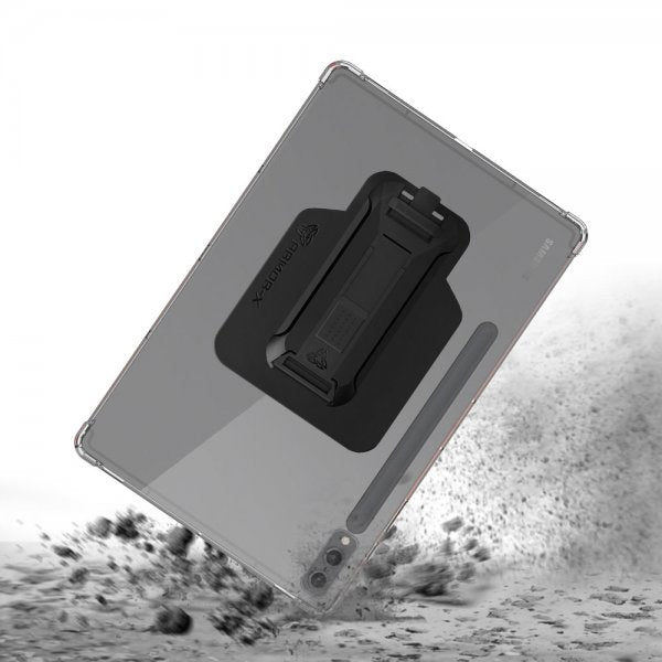 Armor-X Samsung Galaxy Tab S9 Plus Cover Corner Protection Case Håndrem Kickstand X-Mount
