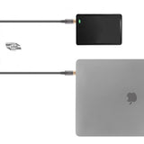 Moshi USB-C/USB-C skærmkabel 1 m Grå/Guld